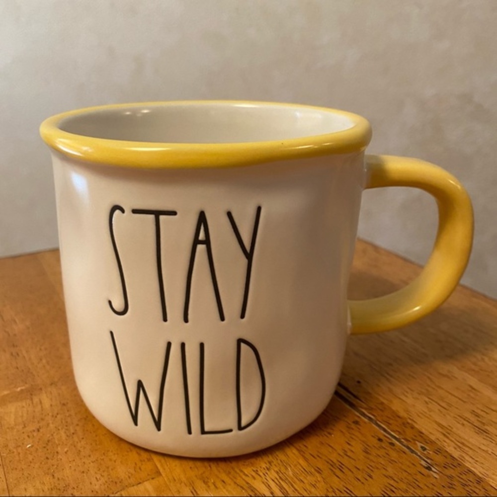 Rae Dunn STAY WILD Camping Ceramic Mug BRAND NEW!!